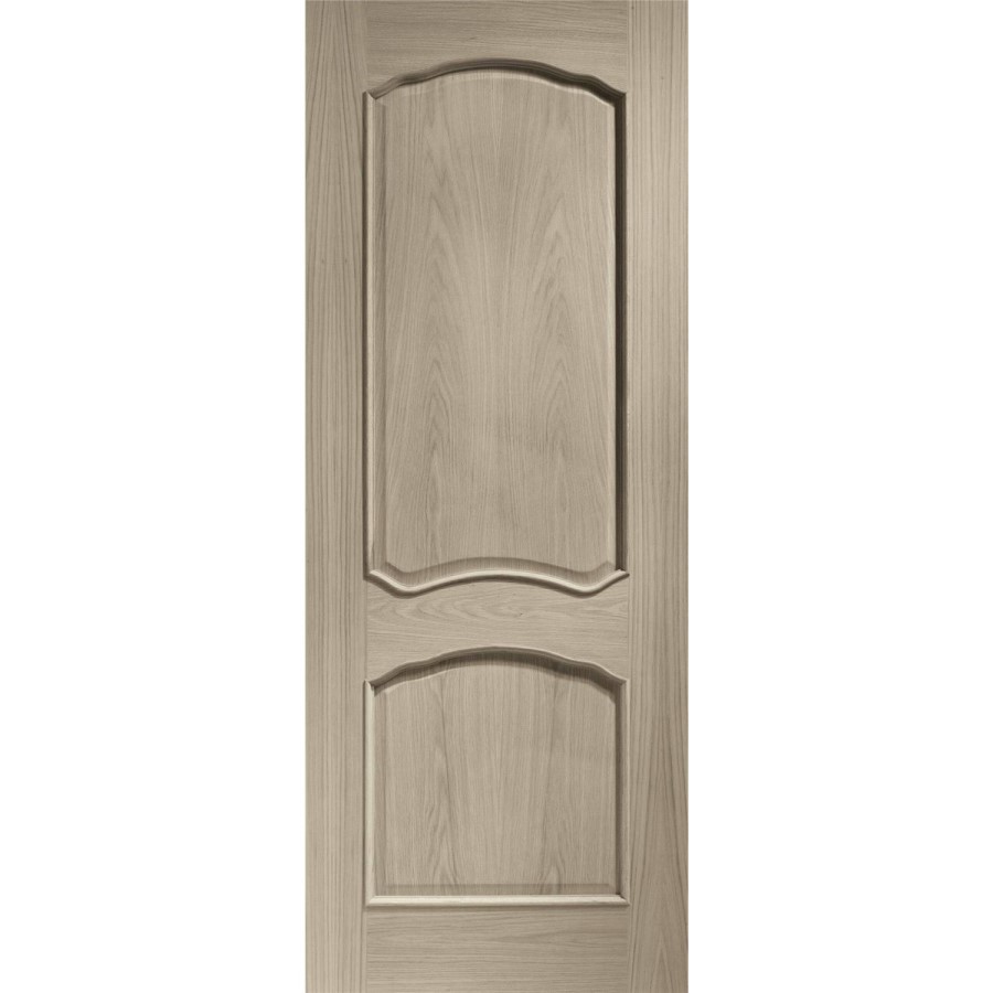 Internal Oak Louis Door with Raised Mouldings - Unfinished, 2040 x 926 x 40 mm