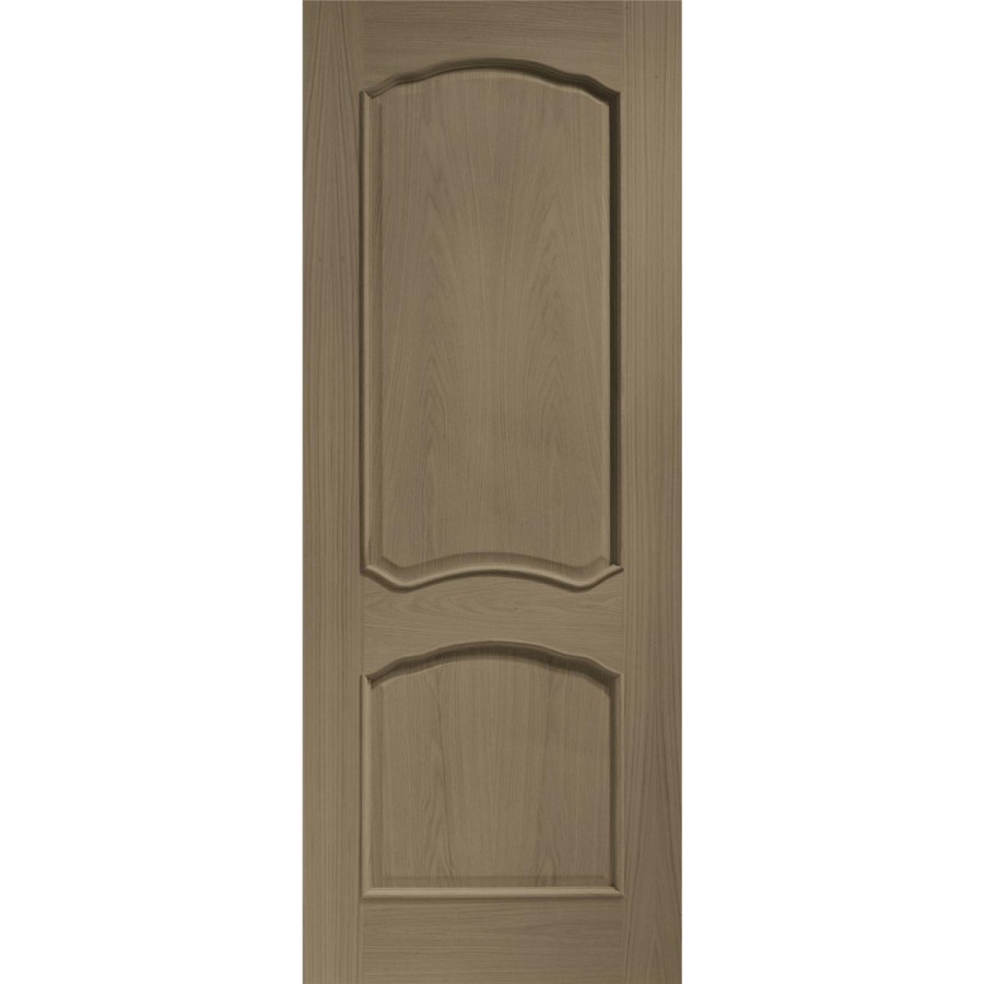 Internal Oak Louis Door with Raised Mouldings - Unfinished, 2040 x 926 x 40 mm