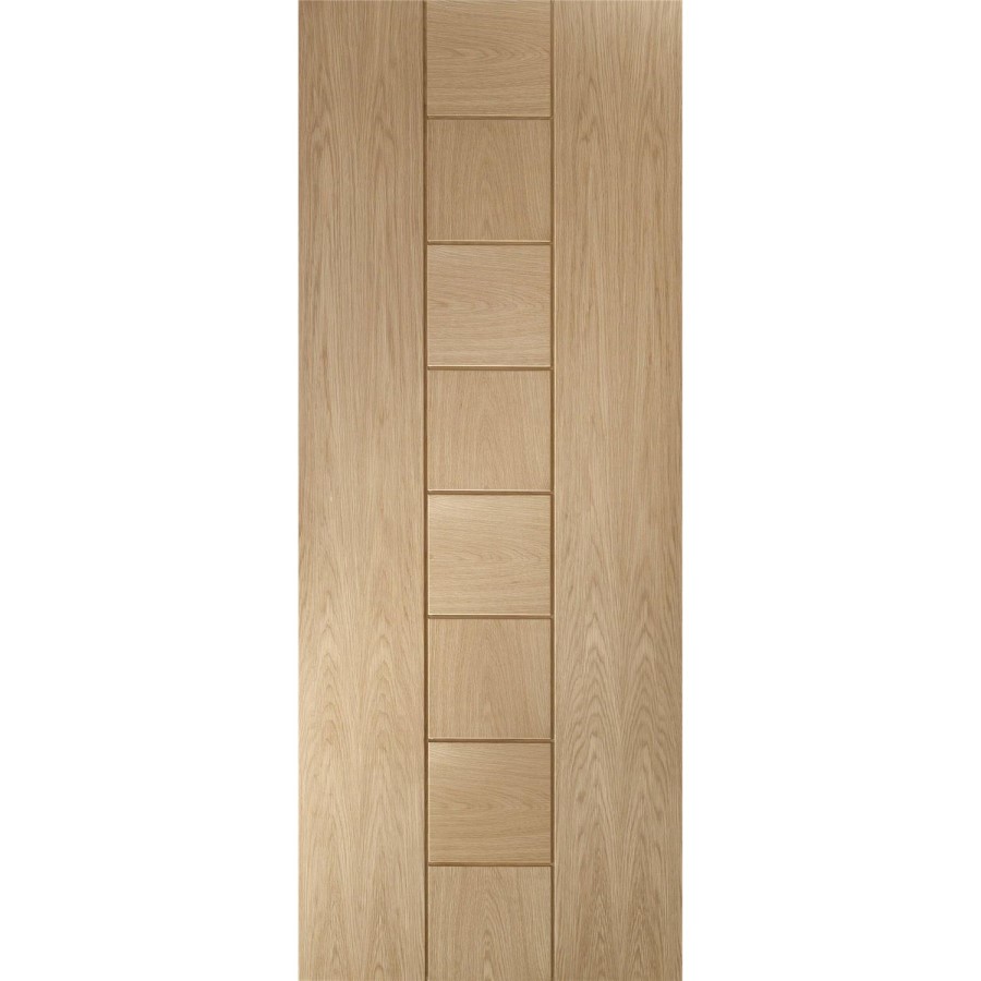 Internal Oak FD30 Fire Door - Unfinished - 1981 x 686 x 44mm - Messina - XL Joinery