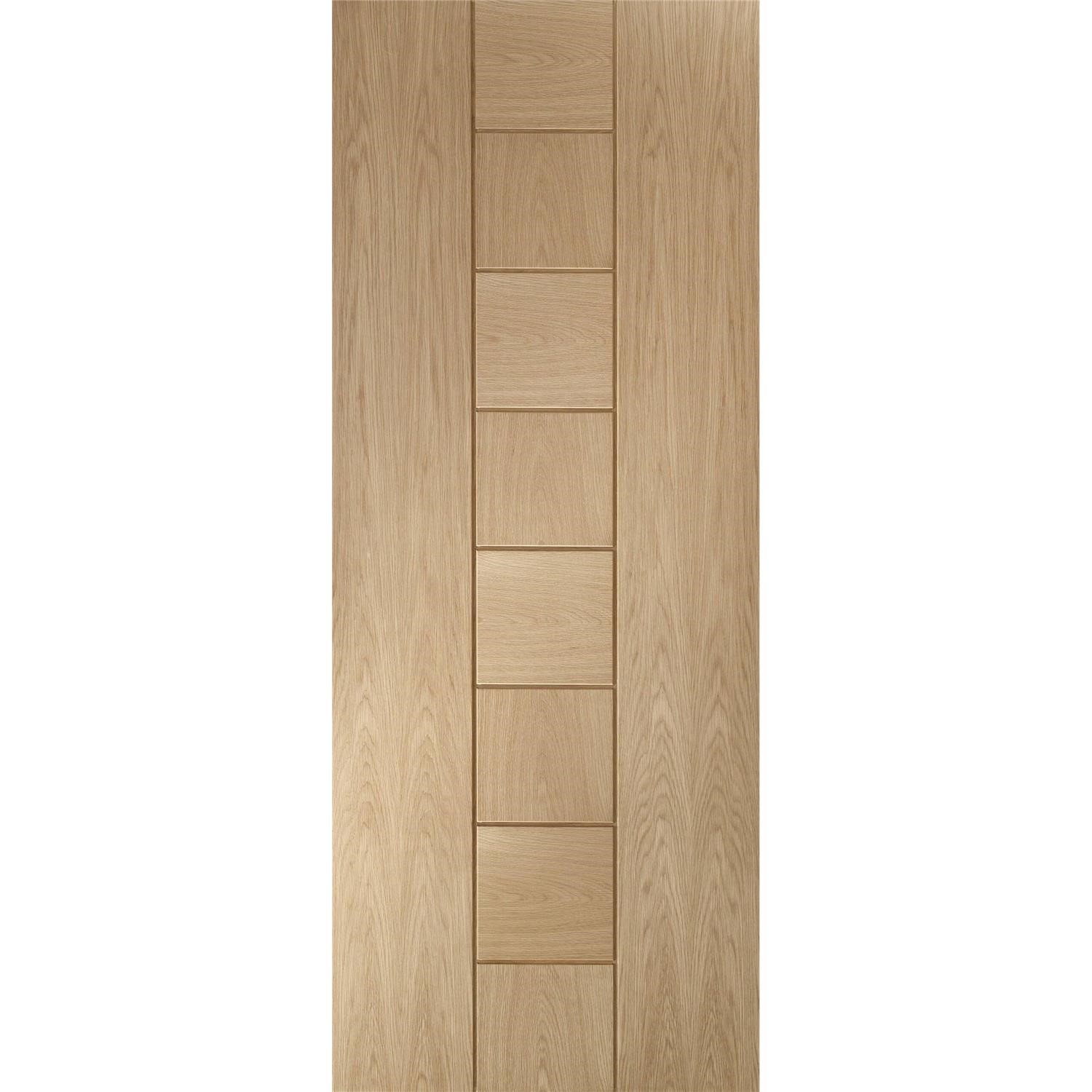 Xl Joinery Brown Internal Oak Fd30 Fire Door - Unfinished - 1981 X 838 X 44Mm - Messina