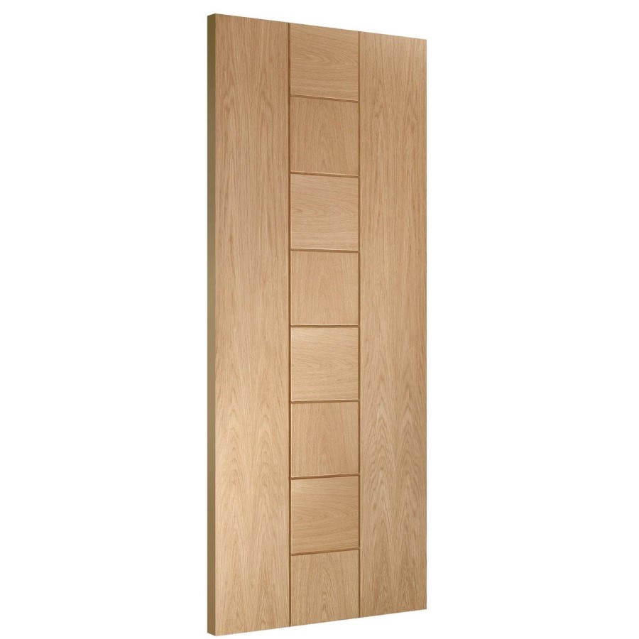Internal Oak FD30 Fire Door - Unfinished - 1981 x 838 x 44mm - Messina - XL Joinery