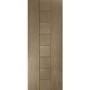 Internal Oak Messina Fire Door - 1981 x 838 x 44 mm, Unfinished