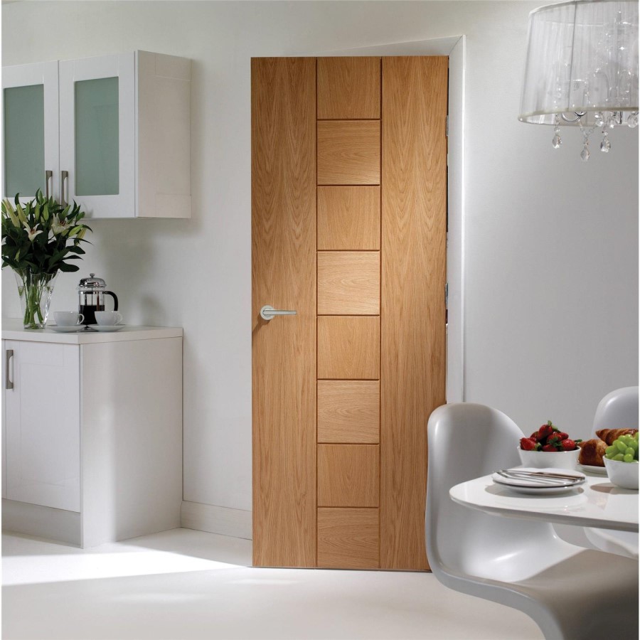 Internal Oak Door - Unfinished - 2040 x 726 x 40mm - Messina - XL Joinery
