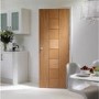 Internal Oak Messina Fire Door - 2040 x 926 x 44 mm, Unfinished