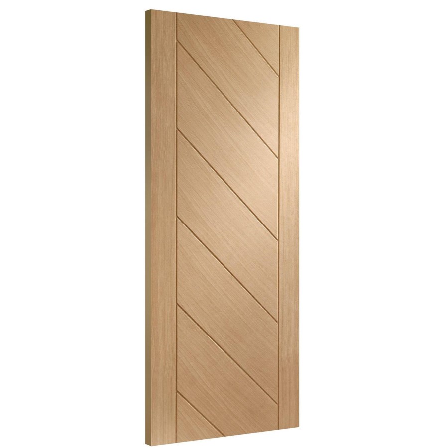 Internal Oak Monza Fire Door - 2040 x 726 x 44 mm, Unfinished