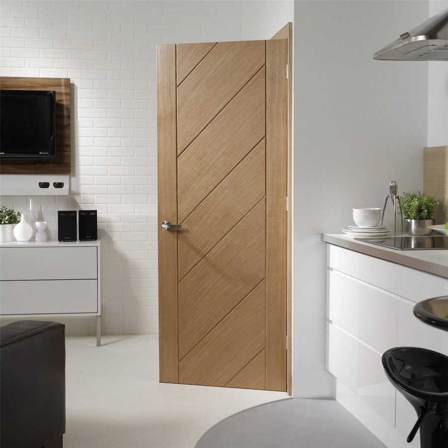 Internal Oak Monza - Unfinished, 2040 x 726 x 40 mm