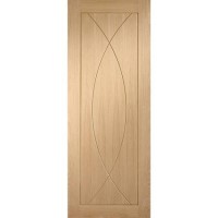 Internal Oak FD30 Fire Door - Unfinished - 1981 x 838 x 44mm - Pesaro - XL Joinery