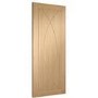 Internal Oak FD30 Fire Door - Unfinished - 1981 x 838 x 44mm - Pesaro - XL Joinery