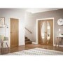 Internal Oak Salerno Fire Door - 1981 x 838 x 44 mm, Unfinished