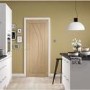 Internal Oak Salerno - Unfinished, 2040 x 826 x 40 mm
