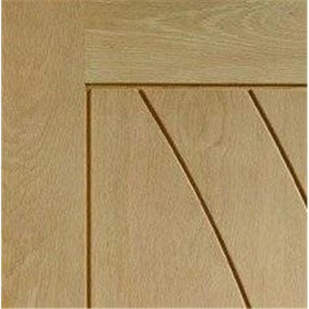 Internal Oak Salerno - Unfinished, 2040 x 826 x 40 mm