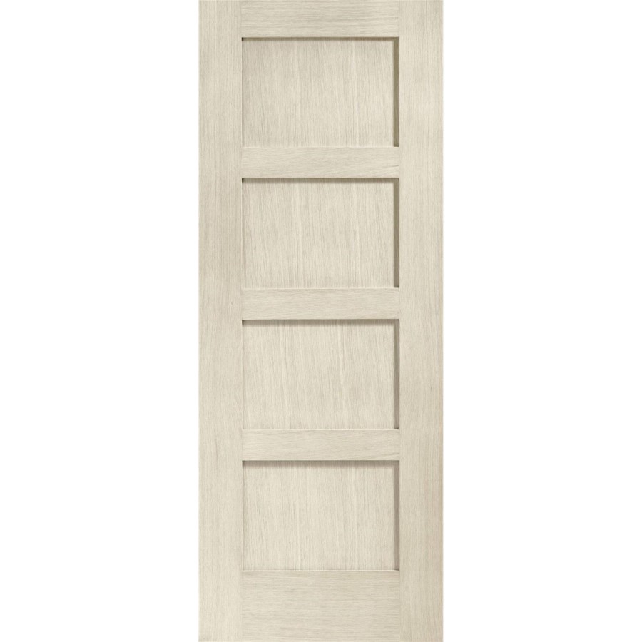 Internal Oak Shaker 4 Panel Fire Door - 1981 x 838 x 44 mm, Unfinished