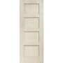Internal Oak Shaker 4 Panel Door - Unfinished, 2040 x 726 x 40 mm