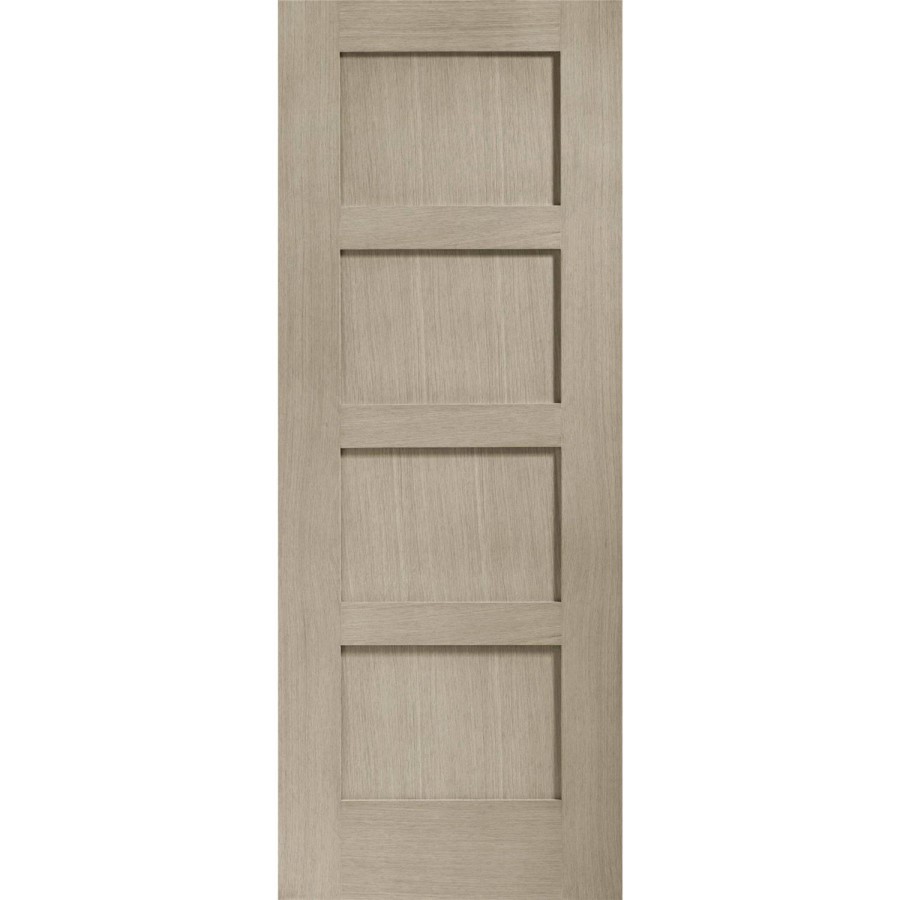 Internal Oak Shaker 4 Panel Door - Unfinished, 2040 x 726 x 40 mm