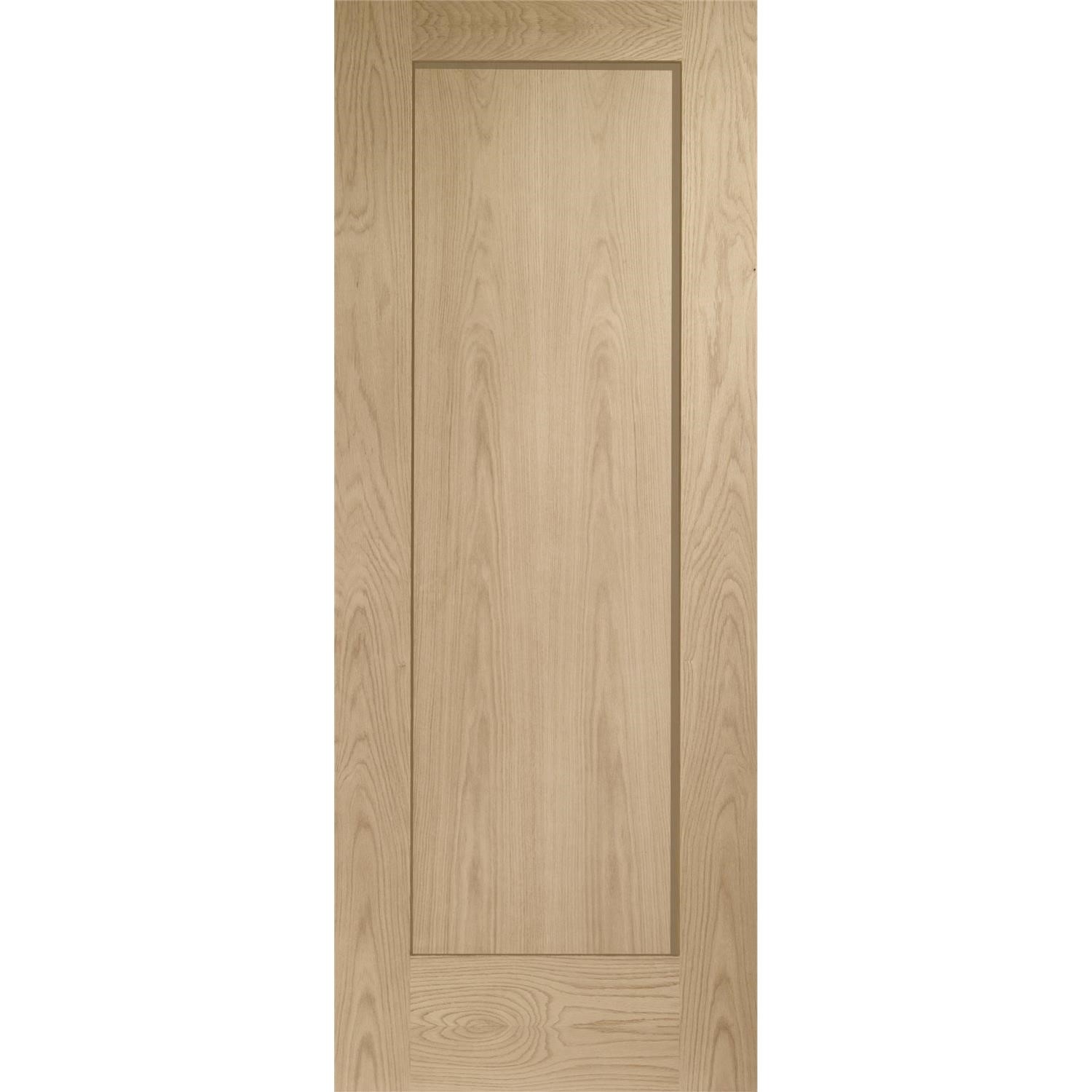 Internal Oak One Panel Door Unfinished 1981 x 686 x 35mm Pattern 10
