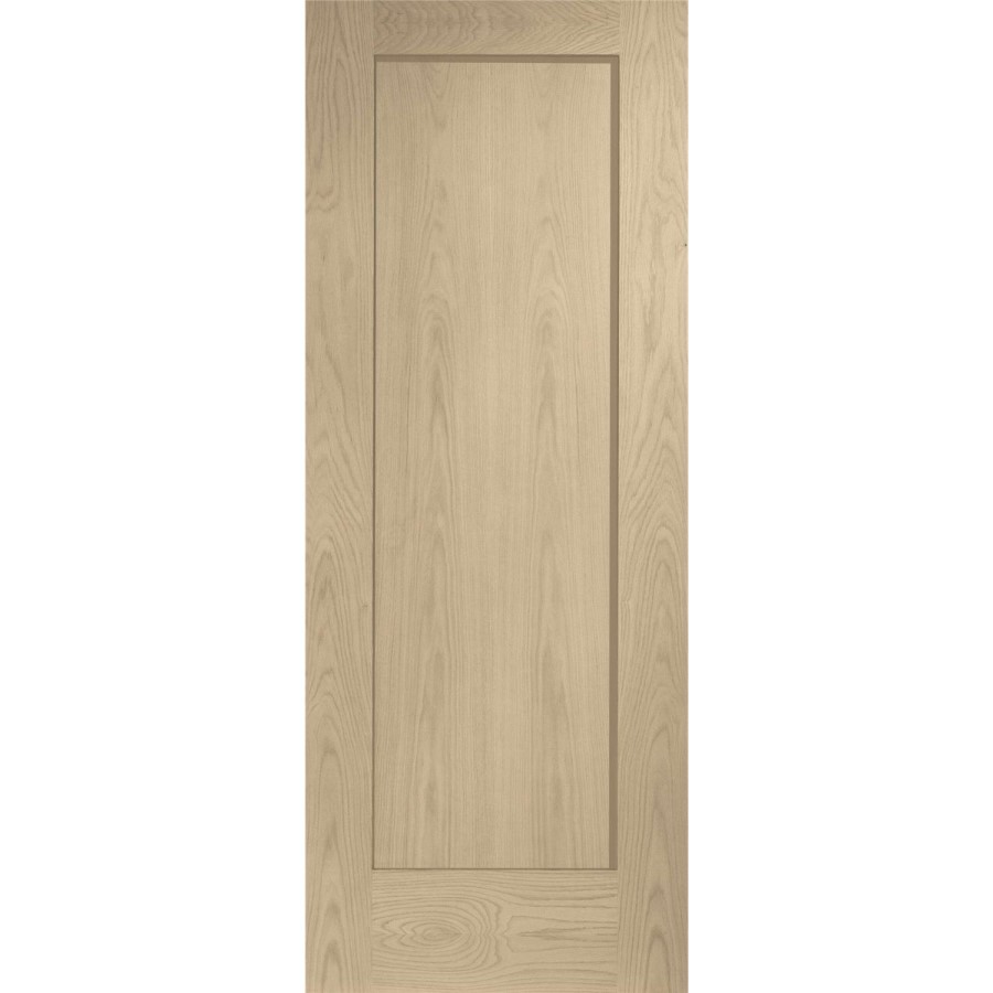 Internal Oak One-Panel FD30 Fire Door - Unfinished - 1981 x 838 x 44mm - Pattern 10 - XL Joinery