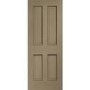 Internal Oak Victorian 4 Panel with Raised Mouldings - Unfinished, 1981 x 610 x 35 mm