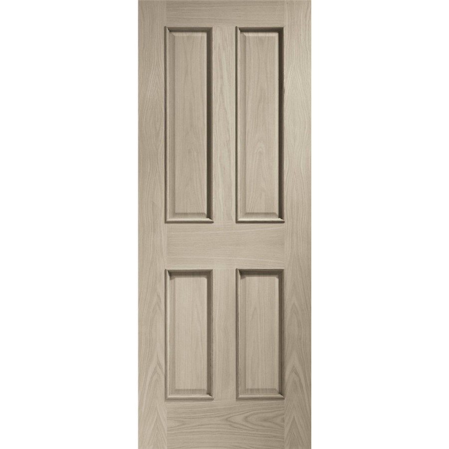 Internal Oak Victorian 4 Panel with Raised Mouldings - Unfinished, 1981 x 610 x 35 mm