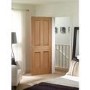 Internal Oak Victorian 4 Panel with Raised Mouldings - Unfinished, 1981 x 610 x 35 mm