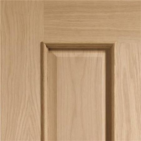 Internal Oak Victorian 4 Panel with Raised Mouldings - Unfinished, 1981 x 610 x 35 mm