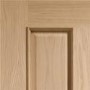 Internal Oak Victorian 4 Panel with Raised Mouldings - Unfinished, 1981 x 610 x 35 mm