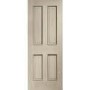 Internal Oak Victorian 4 Panel with Raised Mouldings - Unfinished, 1981 x 610 x 35 mm