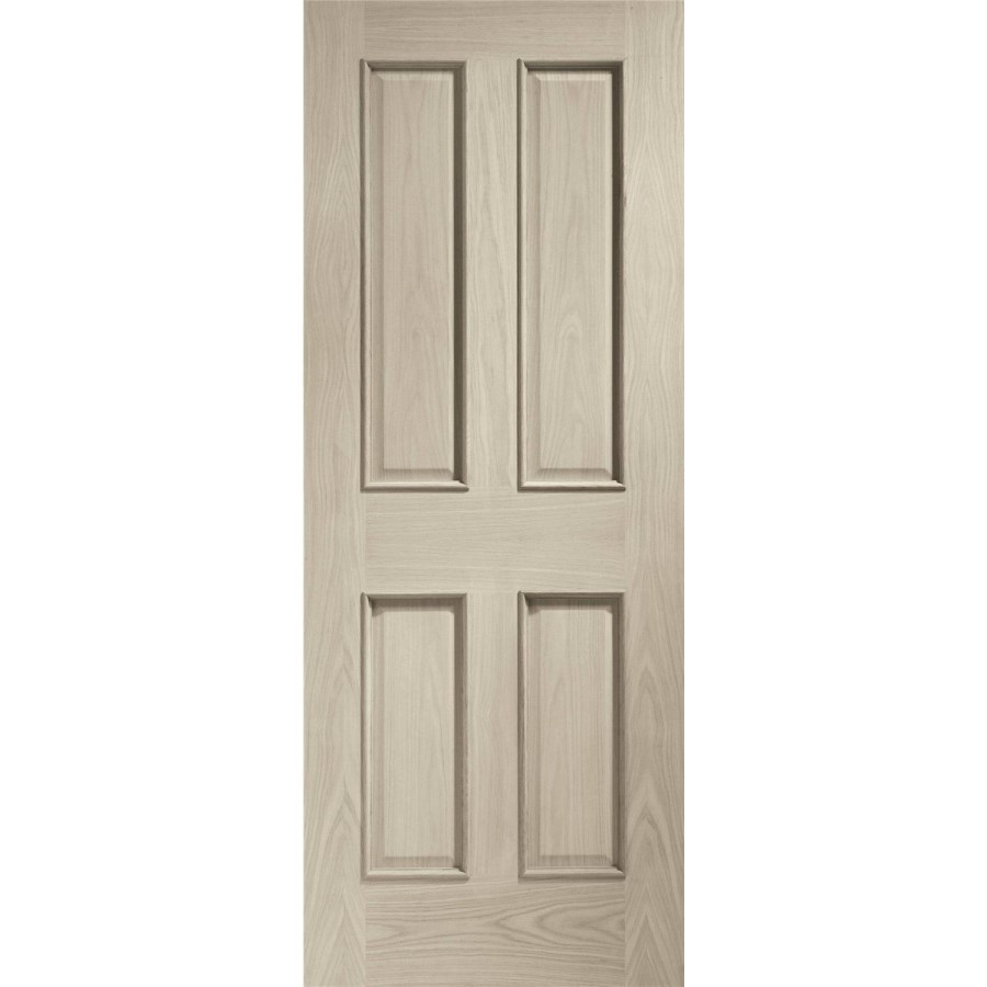 Internal Oak Victorian 4 Panel with Raised Mouldings - Unfinished, 1981 x 610 x 35 mm