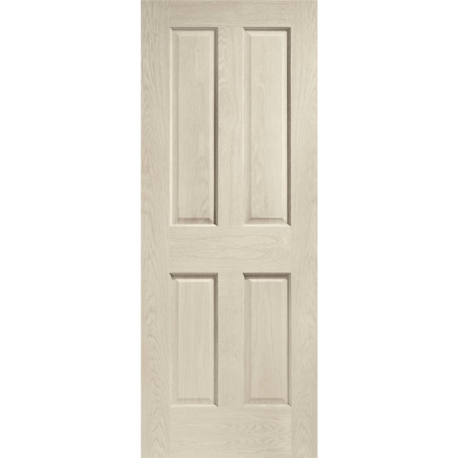 Internal Oak Victorian 4 Panel Door - Unfinished, 1981 x 686 x 35 mm