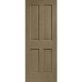Internal Oak Victorian 4 Panel Fire Door - Unfinished, 2032 x 813 x 44 mm