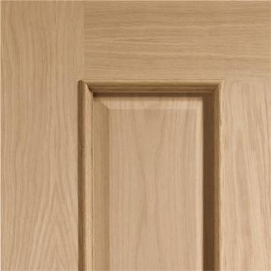 Internal Oak Victorian 4-Panel FD30 Fire Door with Raised Mouldings - Unfinished - 1981 x 838 x 44mm - Victoria - XL Joinery