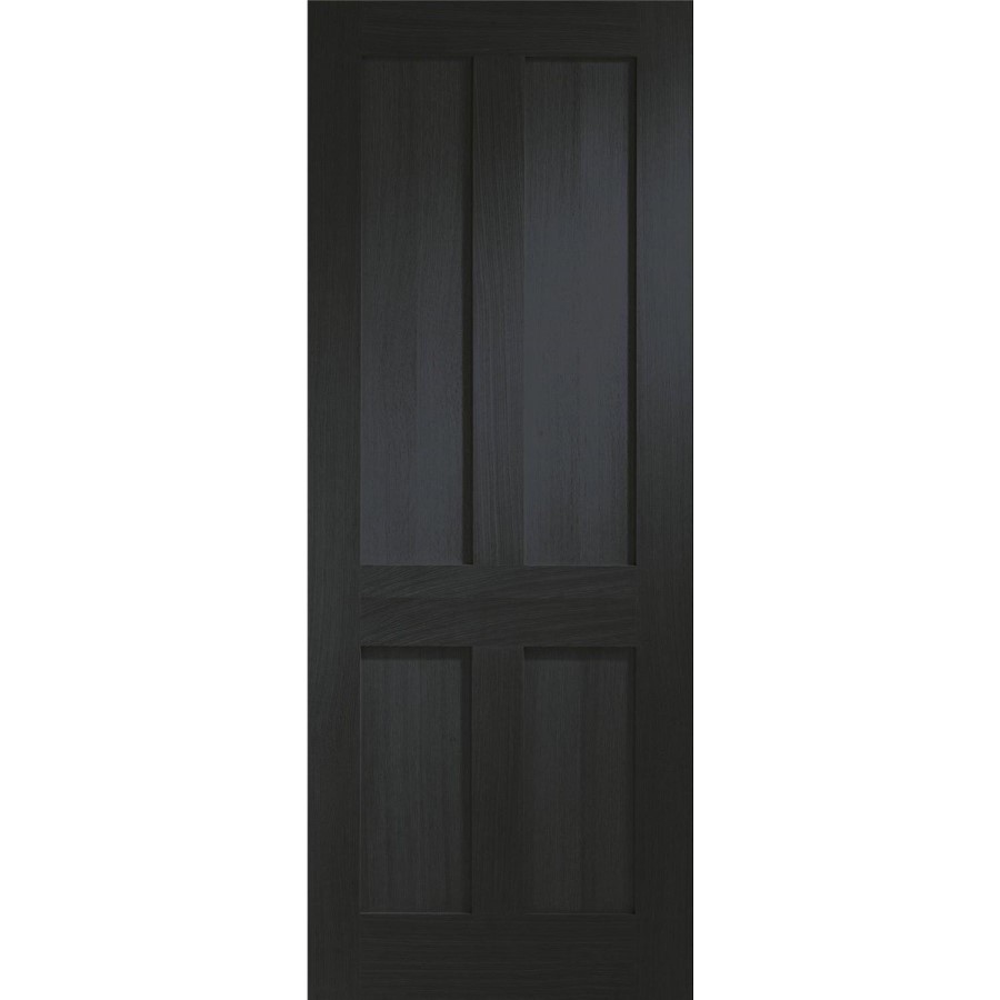 Victorian Shaker 4 Panel Internal Oak Fire Door - 1981 x 686 x 44mm (27"), Unfinished
