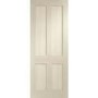 Victorian Shaker 4 Panel Internal Oak Fire Door - 1981 x 838 x 44 mm, Unfinished