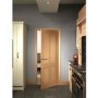 Victorian Shaker 4 Panel Internal Oak Fire Door - 1981 x 838 x 44 mm, Unfinished