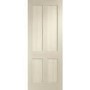 Victorian Shaker 4 Panel Internal Oak Door - Unfinished, 2040 x 726 x 40 mm