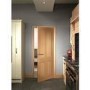 Victorian Shaker 4 Panel Internal Oak Door - Unfinished, 2040 x 726 x 40 mm