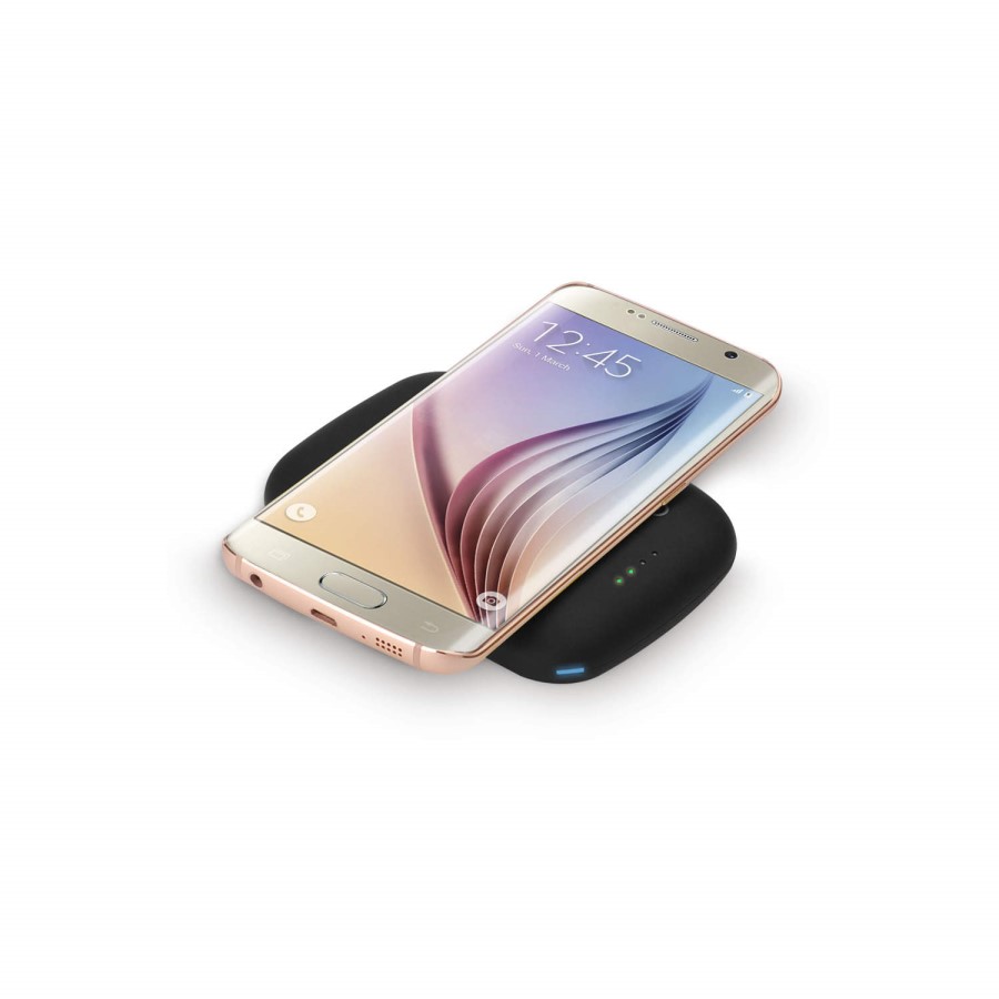 4000mAh Power Bank With Qi Wireless Charging Pad 2in1 - Black