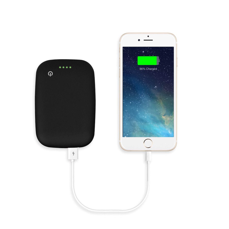 4000mAh Power Bank With Qi Wireless Charging Pad 2in1 - Black