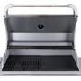 Boss Grill Kentucky Premium - 4 Burner Gas BBQ Grill with Side Burner - Stainless Steel