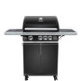 Boss Grill Alabama Elite - 3 Burner Gas BBQ Grill with Side Burner - Black