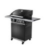 Boss Grill Alabama Elite - 3 Burner Gas BBQ Grill with Side Burner - Black