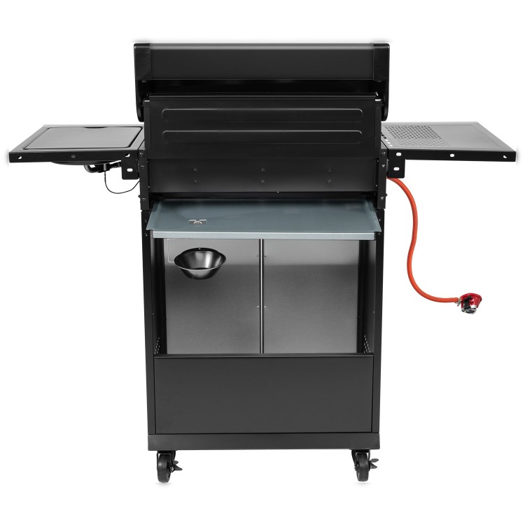 Boss Grill Alabama Elite - 3 Burner Gas BBQ Grill with Side Burner - Black