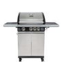 Boss Grill Alabama Elite - 3 Burner Gas BBQ Grill with Side Burner - Stainless Steel