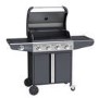 Boss Grill Kentucky Premium - 4 Burner Gas BBQ Grill with Side Burner - Black