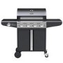 Boss Grill Kentucky Premium - 4 Burner Gas BBQ Grill with Side Burner - Black