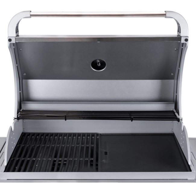 Boss Grill Kentucky Premium - 4 Burner Gas BBQ Grill with Side Burner - Stainless Steel