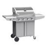 Boss Grill Kentucky Premium - 4 Burner Gas BBQ Grill with Side Burner - Stainless Steel