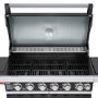 Boss Grill Alabama Elite - 6 Burner Gas BBQ Grill with Side Burner - Black