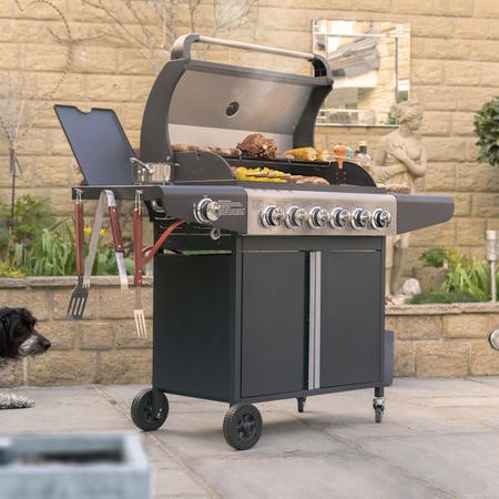 Argos Home Premium Burner Gas Bbq With Side Burner Argos Home