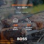 Boss Grill Kentucky Premium - 6 Burner Gas BBQ Grill with Side Burner - Black