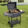 Boss Grill Tennessee - Charcoal Grill with Chimney Smoker BBQ